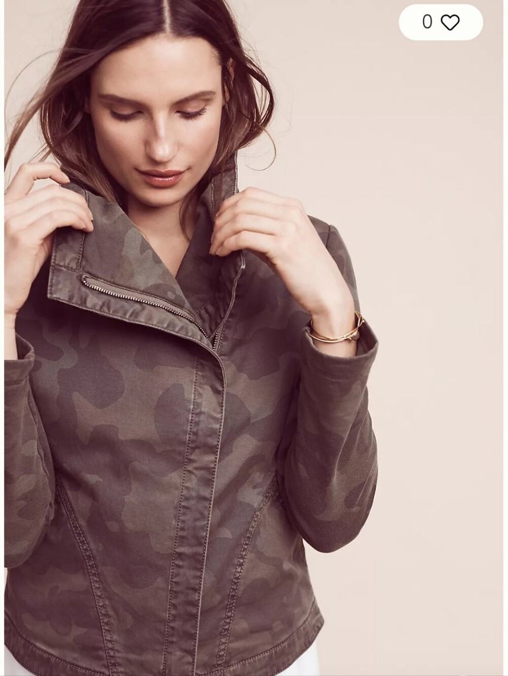 Anthropologie Marrakech Faravel Camo Moto Jacket M